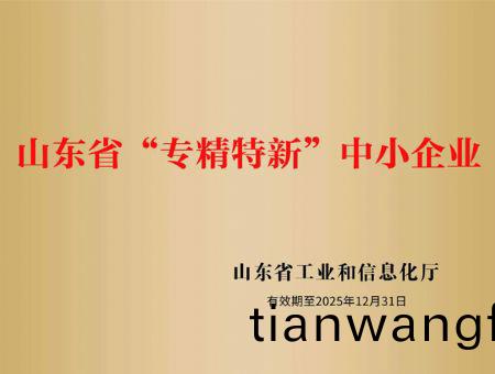 點(diǎn)擊(ji)査(zha)看(kan)詳(xiang)細(xì)信息<br>標(biāo)題：山(shan)東(dong)省“專精特新(xin)”中小(xiao)企業(yè) 閲(yue)讀(du)次數(shù)：3078